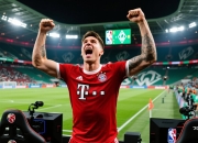 拜仁大胜不莱梅，继续领跑积分榜