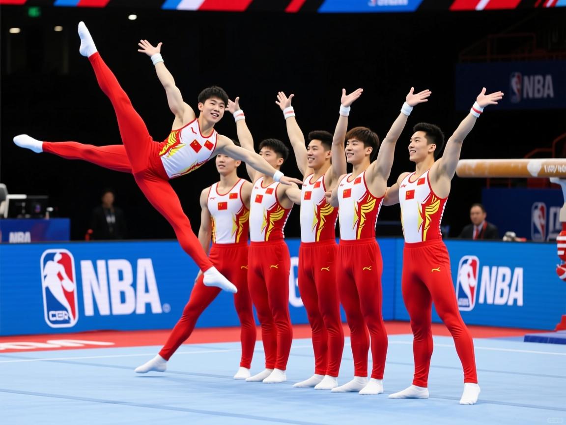 体操男团自由操 中国选手表现抢眼  第3张