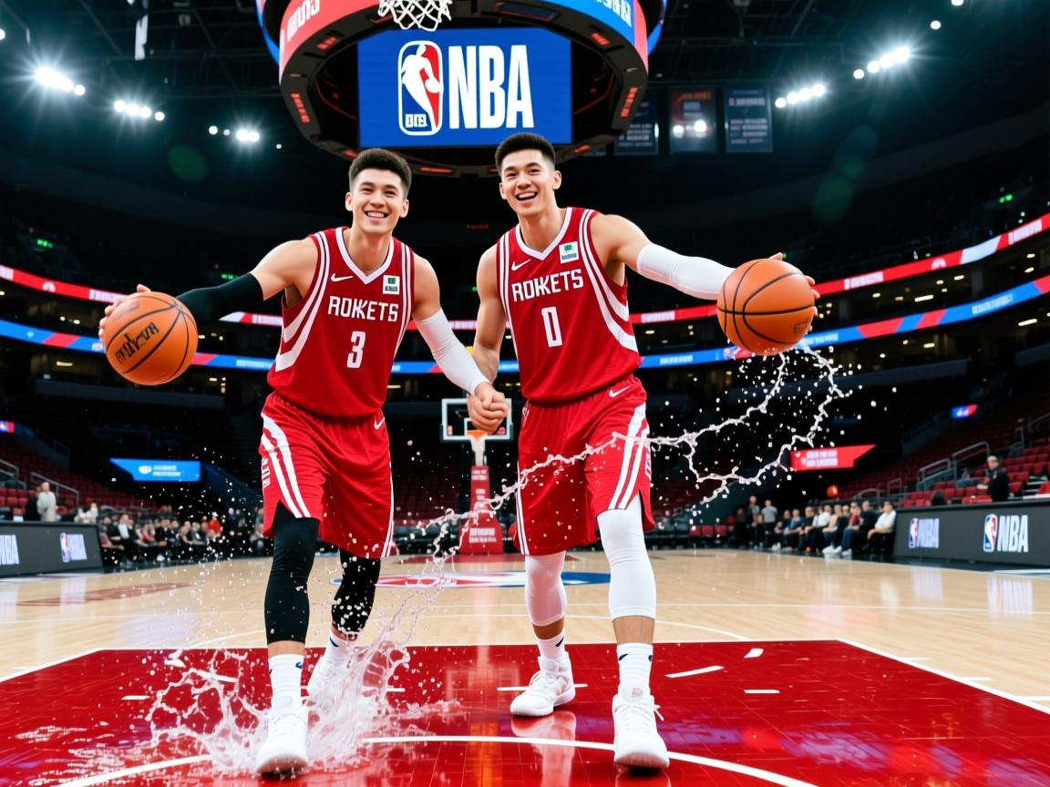 水花兄弟联手，火箭队期待新赛季表现  第3张